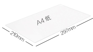 A4纸尺寸大小